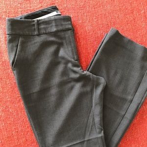 Loft Grey Boot Cut Dress Pants